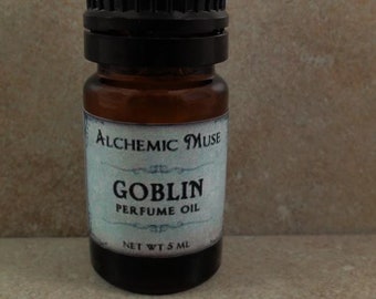Goblin - Perfume Oil - Pomegranate, Green Mandarin, Precious Woods - Halloween Collection