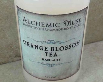 Orange Blossom Tea - Hair Mist - White Flowers, Green Citrus, Black Tea