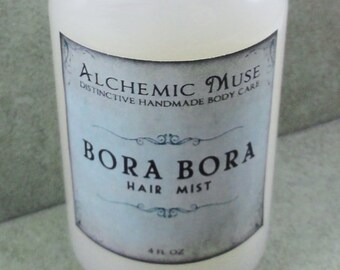 Bora Bora - Hair Mist - Detangler & Styling Primer - Island Flowers, Fresh Lime, Tahitian Vanilla - Tropical Paradise Collection