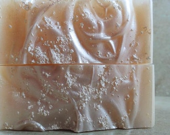 Marzipan - Handmade Soap - Sweet Almond, Raw Sugar, Buttery Vanilla - Holiday Fantastique Collection