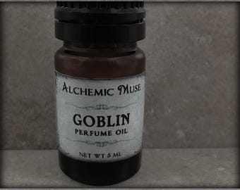 Goblin - Perfume Oil - Pomegranate, Green Mandarin, Precious Woods - Halloween Collection