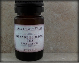 Orange Blossom Tea - Perfume Oil - White Flowers, Green Citrus, Black Tea - Springtime Collection