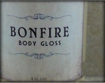 Bonfire (New Blend) - Body Gloss - Fall Air, Mulled Cider, Woodsmoke