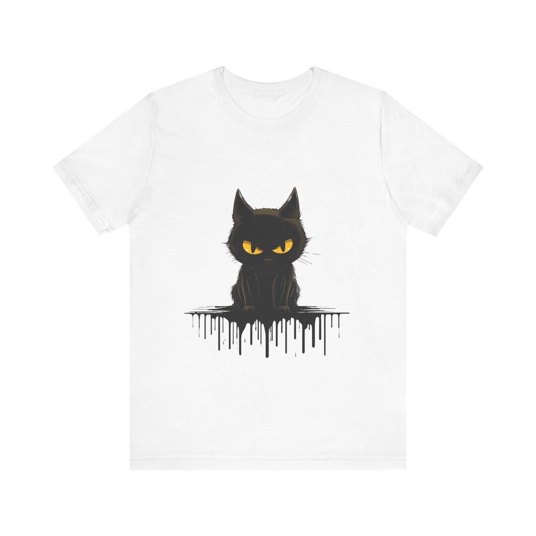 Gothicat The Purr Cats Dont Cry Girly T Shirt Black main image 0