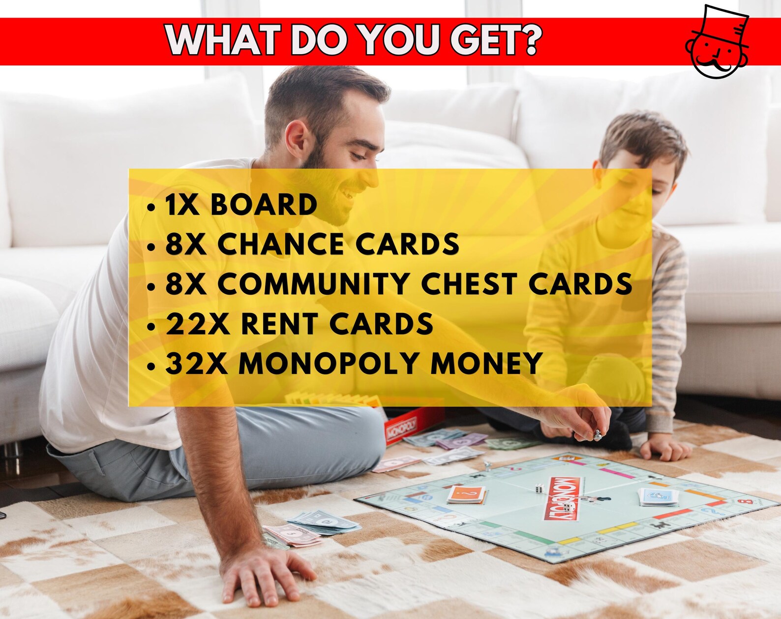 Custom Printable Monopoly Template Personalized Game Board DIY Canva ...