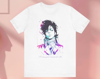 プリンス ファンアート Tシャツ | ミュージシャン ポートレート シャツ、ペイズリー パーク トリビュート