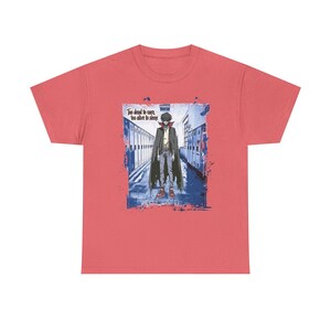 Maglietta Manga Vampire, regalo per gli amanti degli anime, maglietta gotica per bambini, top unisex in cotone, maglietta con atmosfera da liceo immagine 5