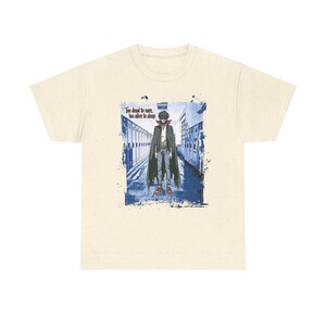 Maglietta Manga Vampire, regalo per gli amanti degli anime, maglietta gotica per bambini, top unisex in cotone, maglietta con atmosfera da liceo immagine 7