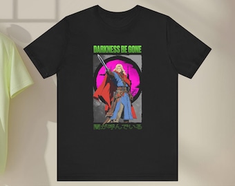 Anime Lover Vampire Hunter Tee, Unisex Jersey Short Sleeve Shirt, Gift for Anime Fans, Graphic Tee, Anime Inspired Shirt, Vampire Hunter