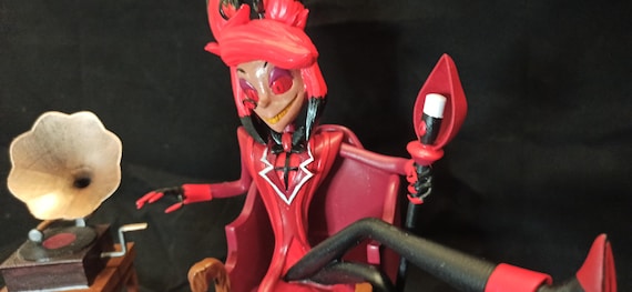 Alastor Gramophone Hazbin Hotel Figurine - Etsy