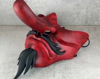 Japanese Yokai Mask / Big Hero Inspired / Wearable Mask - Etsy