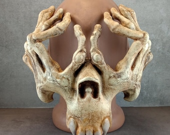 Skeleton Hands Mask: Horror Halloween Costume