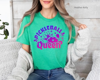 Pickleball Queen T-Shirt: Funny Sport Graphic Tee