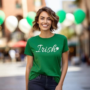 Ierse St. Patrick's Day T-shirt | Luck of the Irish Clover-T-shirt