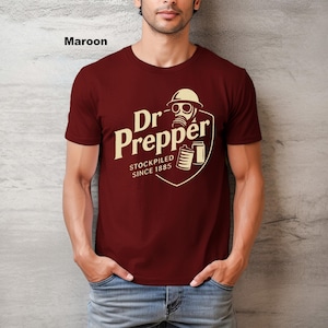 Dr Prepper T-Shirt: Funny Dr Soda Graphic Tee