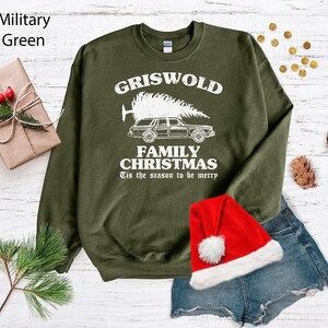 Griswold Family Christmas Sweatshirt | holiday t-shirt, xmas sweater, gift tee for her or him, festive work party tshirt