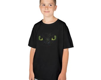 ヒックとドラゴンのTシャツ、ドラゴントレーナーのTシャツ、ライト