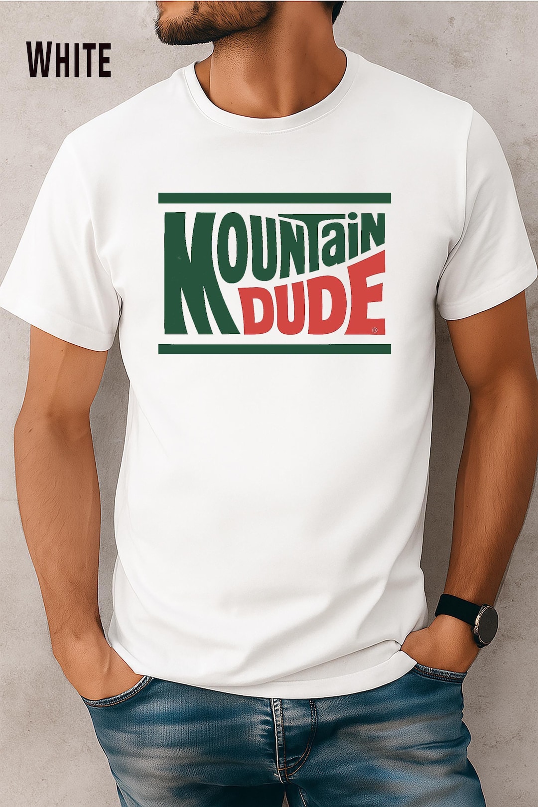 Mountain Dude T-shirt: Funny Camping Gift for Him/her - Etsy