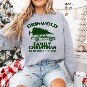 Griswold Family Christmas Sweatshirt | holiday t-shirt, xmas sweater, gift tee for her or him, festive work party tshirt