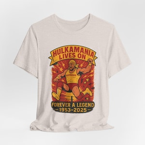 Hulk Hogan Retro Wrestling Tee: 80s Wrestler Fan Gift