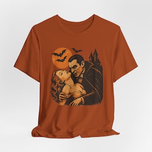 Lovers Bite Dracula Tshirt, Halloween T-shirt, Spooky TShirt, Halloween Horror Classic, Vampire Shirt, Costume,