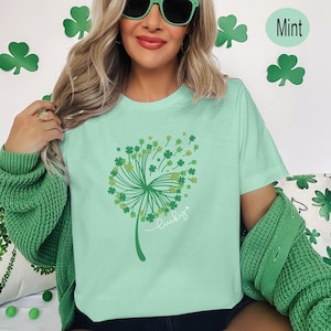 4 Leaf Clover Wish T-Shirt | Lucky St. Patrick's Day Graphic Tee