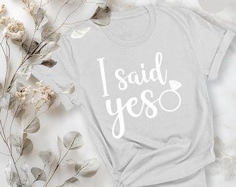Ich sagte ja Braut T-shirt: Junggesellinnenabschied T-Shirt