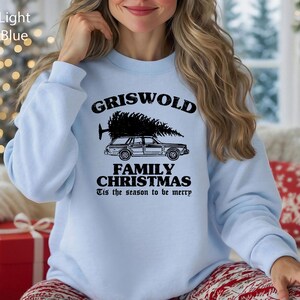 Griswold Family Christmas Sweatshirt | holiday t-shirt, xmas sweater, gift tee for her or him, festive work party tshirt