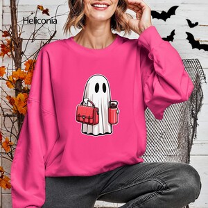 Boo-Jee Ghost Unisex Sweatshirt, Halloween Spooky Season