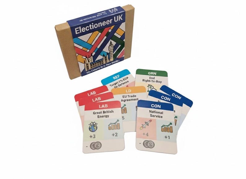 Electioneer UK - The Card Game To Win Control Of The Mother Of Parliaments image 5