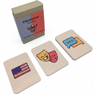 Electioneer US - O jogo de cartas para encontrar o próximo presidente dos Estados Unidos
