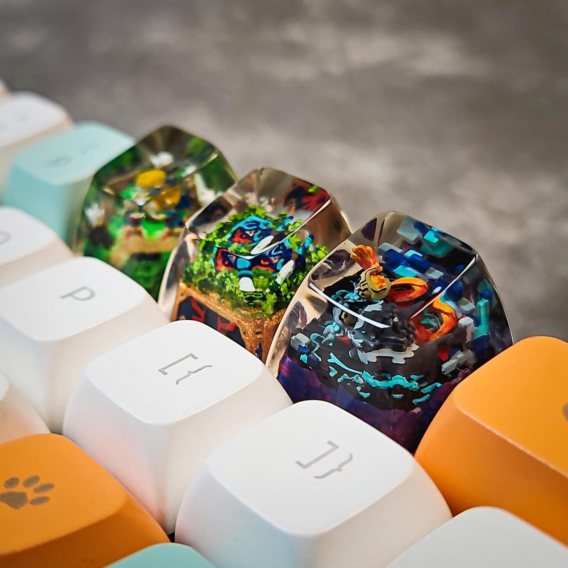 Game Character Keycap, Epoxy Resin Artisan Keycap, Custom Keycap ...