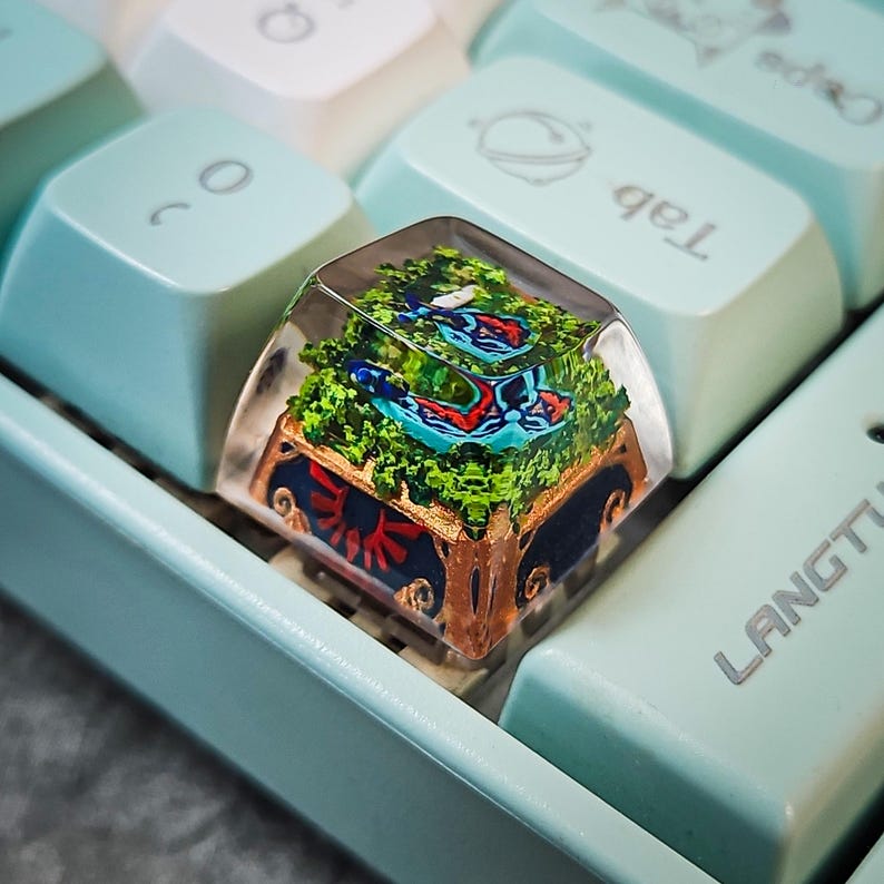 Game Character Keycap, Epoxy Resin Artisan Keycap, Custom Keycap ...