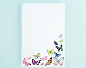 Personalized Butterfly Notepad, Custom Stationery Gift - Etsy