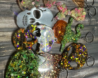 Resin Keychains several styles