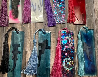 3.5 Inch Resin Bookmarks One of a Kind Great Gift Stocking Stuffer Mothers Day
