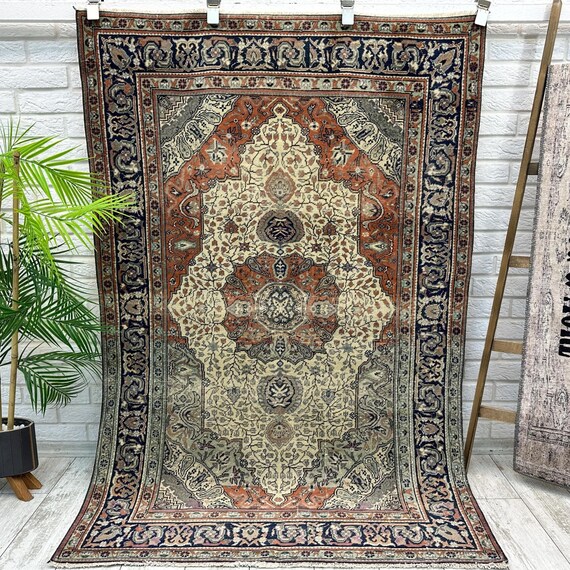 ラグ vintage turkish rug, 073 vertical-