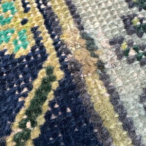 Handcrafted Turkish Runner Rug, Handmade Runner Rug, Puffy Turkish Runner Rug For Hallway, Feet Rug, Long Hallway Rug, Bohemian Rug image 11