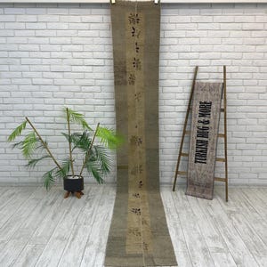 2x11 Oushak Runner Rug, Wool Runner Rug, 2x11 Turkish Runner Rug, Handmade Oushak Rug Runner, Vintage Corridor Rug, Hallway Rug, 1.6x11.3 ft