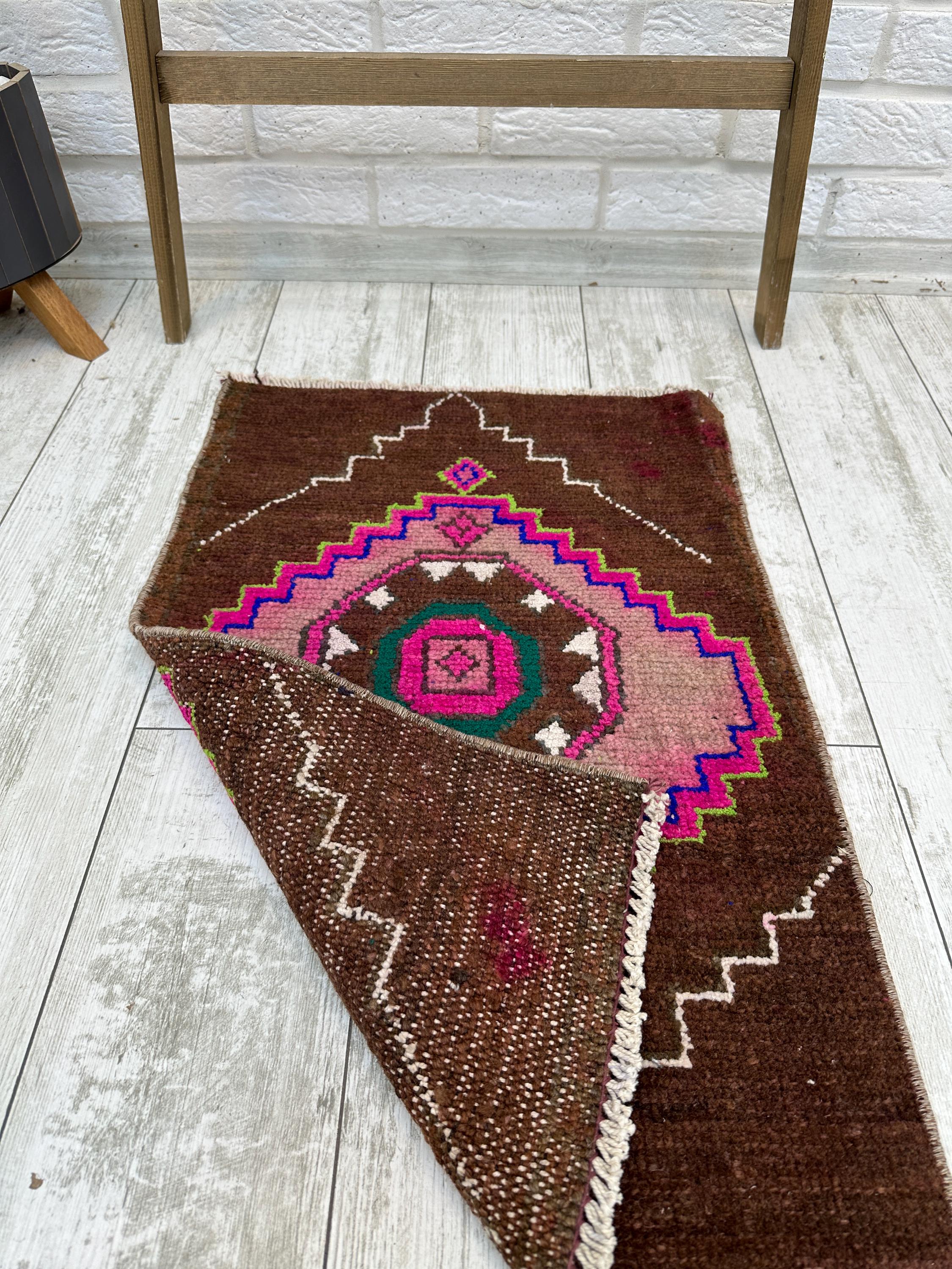 1x2 トルコラグ、ヴィンテージ スモールラグ、ヴィンテージ