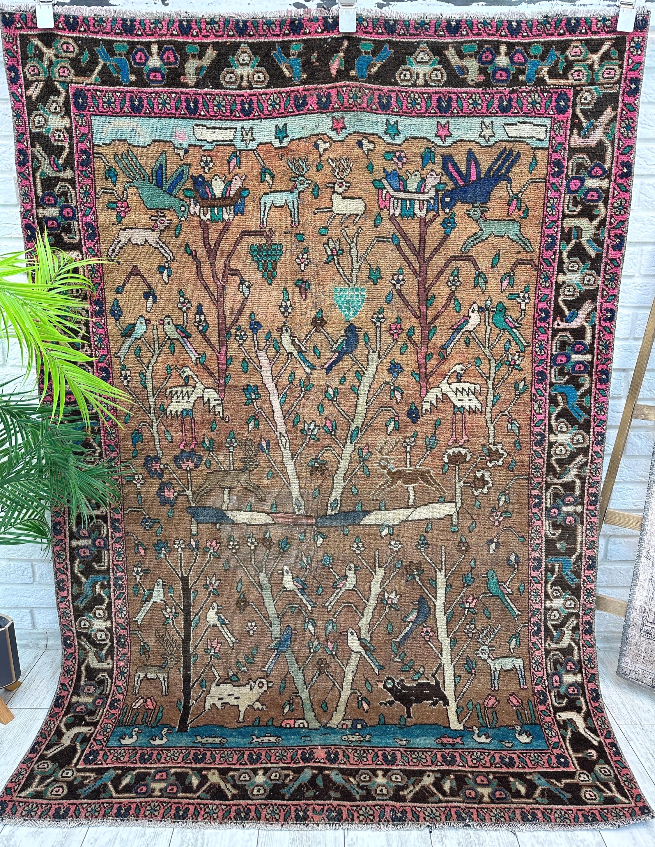 No.28 ヴィンテージラグ　L　トルコ　マット turkish rug il_fullxfull.6823437612_c7z0.jpg