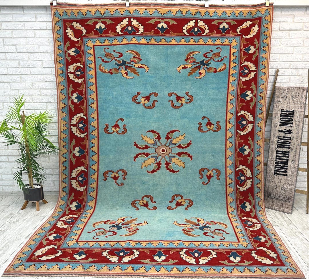 Extra Large Rustic Rugs 7x10 Extra Large Vintage Rug, Handmade Arae Rug, Bohemian Rug ...