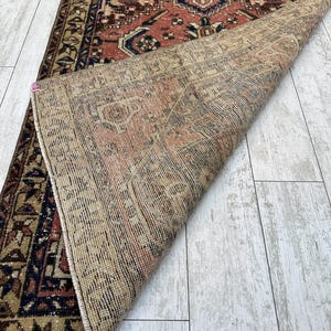 3x10 Handcrafted Turkish Runner Rug, Handmade Runner Rug, Puffy Turkish Runner Rug For Hallway, 3x10 Feet Rug, Long Hallway Rug, 3.2x10.2 ft image 10