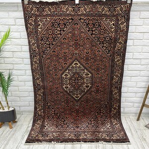 Vintage Area Rug, Handmade Turkish Rug, Antique Rug, Rug For Living Room, Oushak Rug, Turkish Area Rug, Aesthetic Vintage Rug, 3.5x5.8 ft