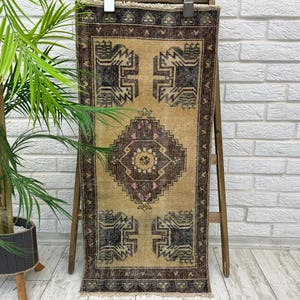 ラグ・カーペット vintage mini rug Small Vintage Rug Mini - Etsy