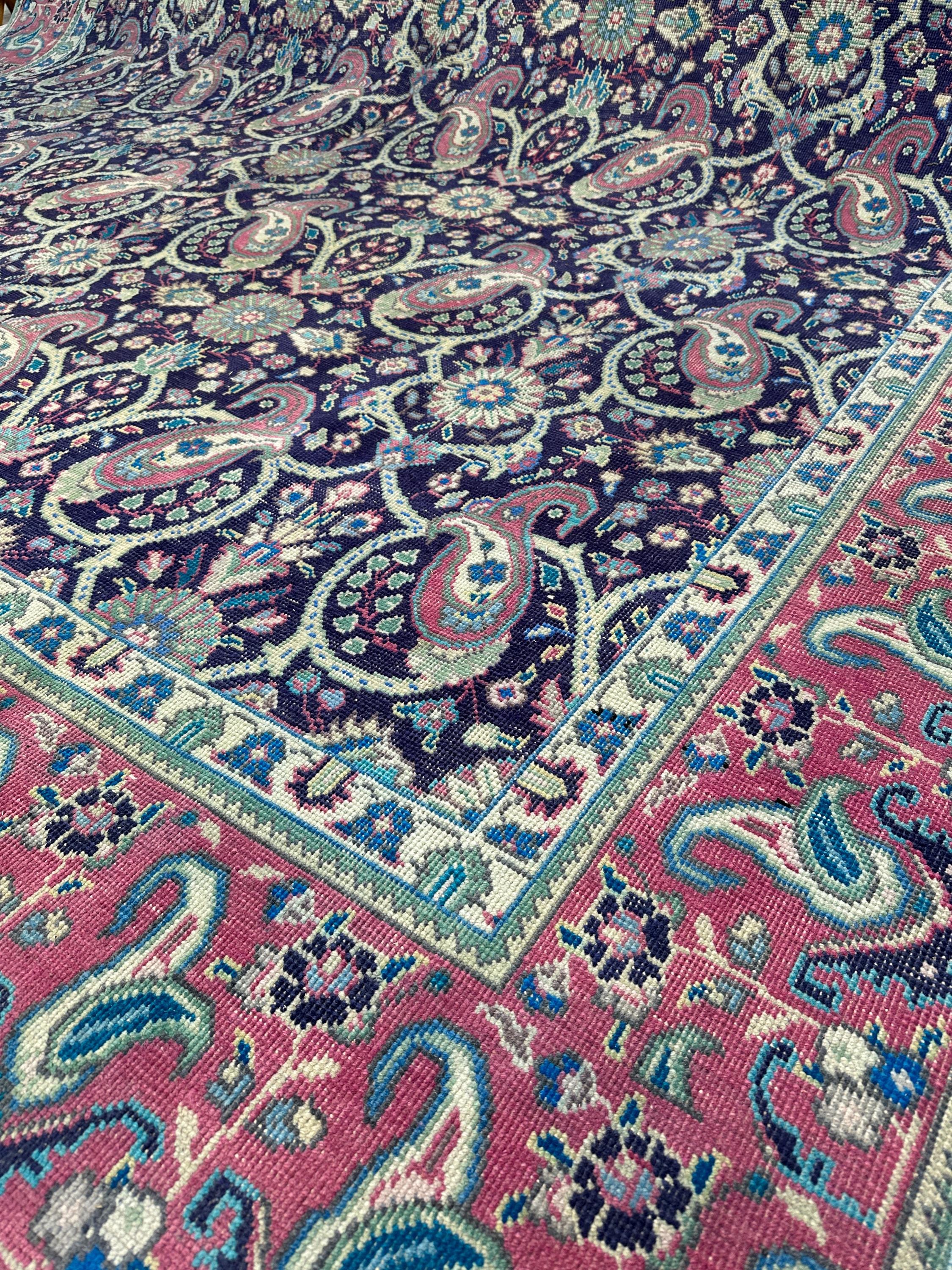 専用です　ViNTAGE TURKiSH RUG 6' X 9' Vintage Turkish Rug, Blue - Astrun - Revival Rugs