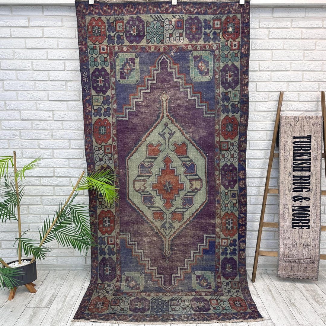 Bohemian Area Rug, 4x8 Vintage Rug, Gothic Rug, Outside Rugs, Turkish ...