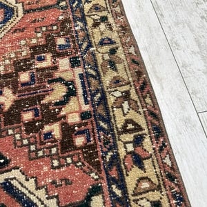 3x10 Handcrafted Turkish Runner Rug, Handmade Runner Rug, Puffy Turkish Runner Rug For Hallway, 3x10 Feet Rug, Long Hallway Rug, 3.2x10.2 ft image 5