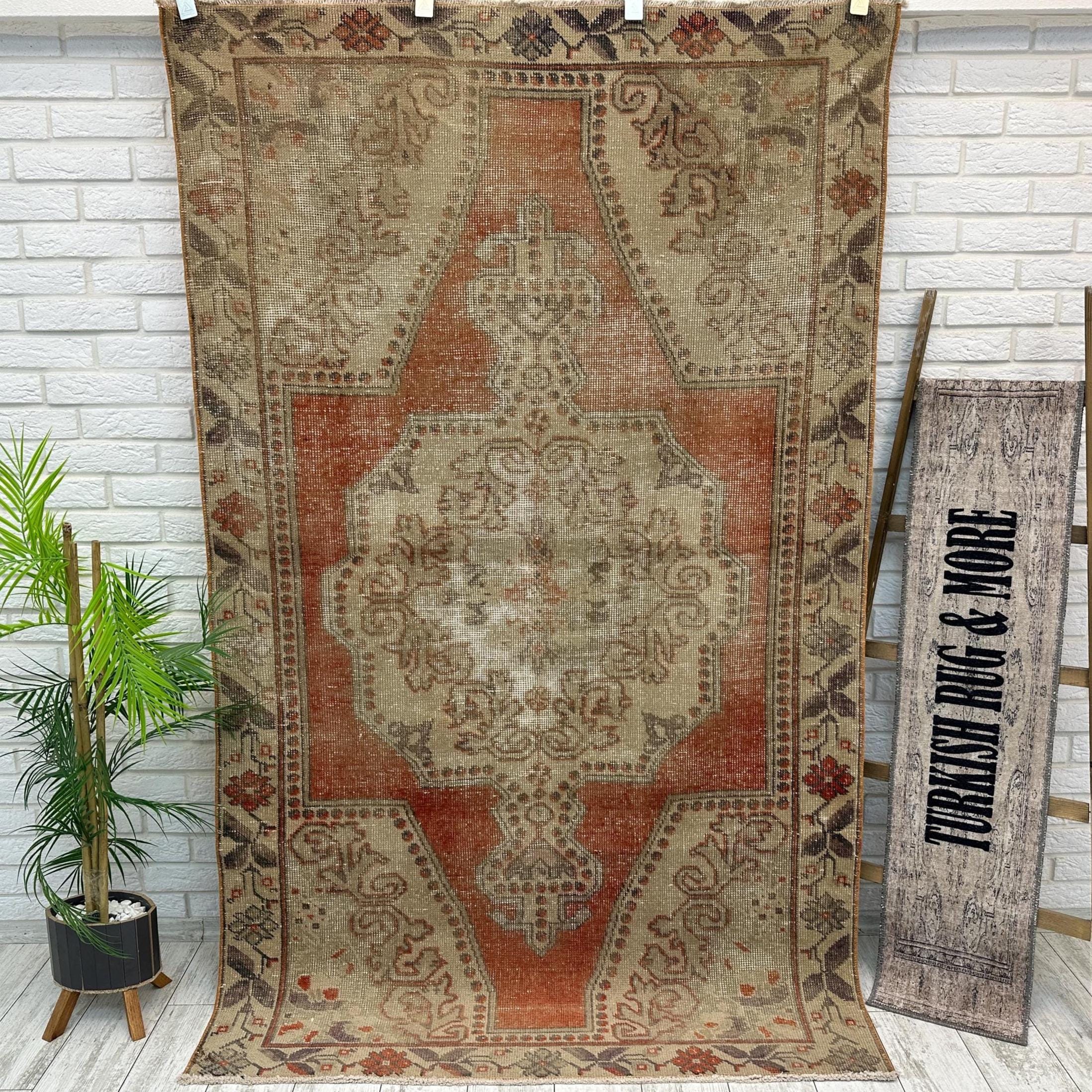 Vintage Rug 4x7 - Etsy