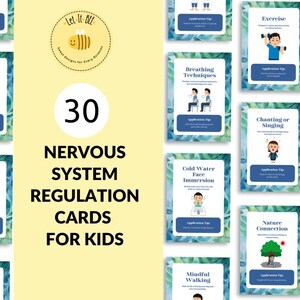 Activiteitenkaarten zenuwstelsel en sensorische regulatie 30 kleurrijke activiteitenideeën voor kinderen en tieners voor therapie, psychologie en klaslokalen